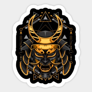 retro samurai Sticker